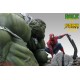 Sideshow Hulk vs Spiderman Diorama Statue